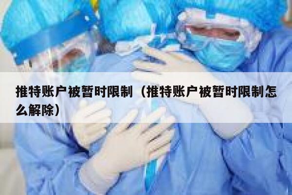 推特账户被暂时限制(推特账户被暂时限制怎么解除) 第1张 推特账户被暂时限制(推特账户被暂时限制怎么解除) 第1张