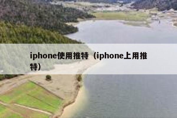 iphone使用推特（iphone上用推特） 第1张