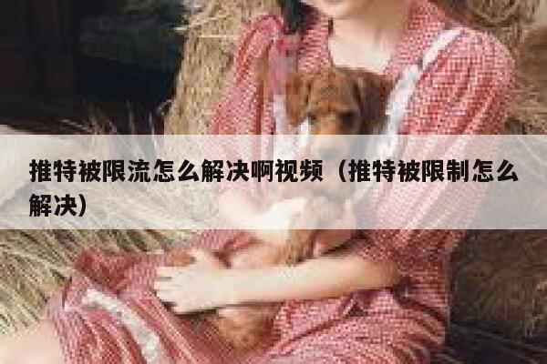 推特被限流怎么解决啊视频（推特被限制怎么解决） 第1张