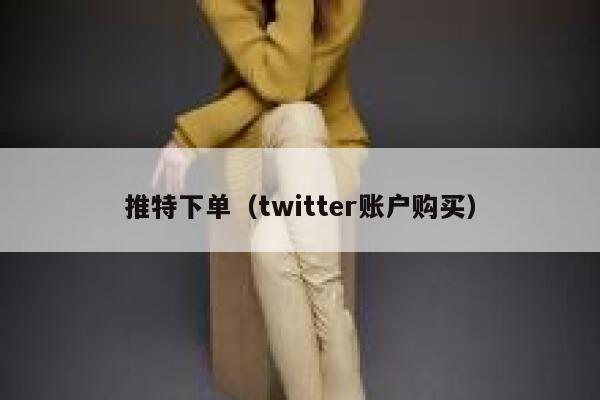 推特下单(twitter账户购买) 第1张 推特下单(twitter账户购买) 第1张