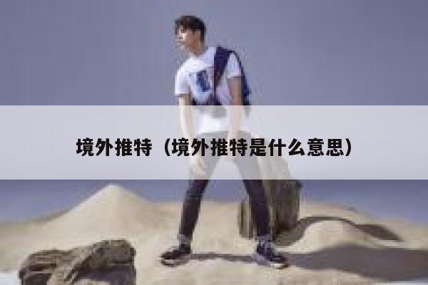 境外推特（境外推特是什么意思） 第1张