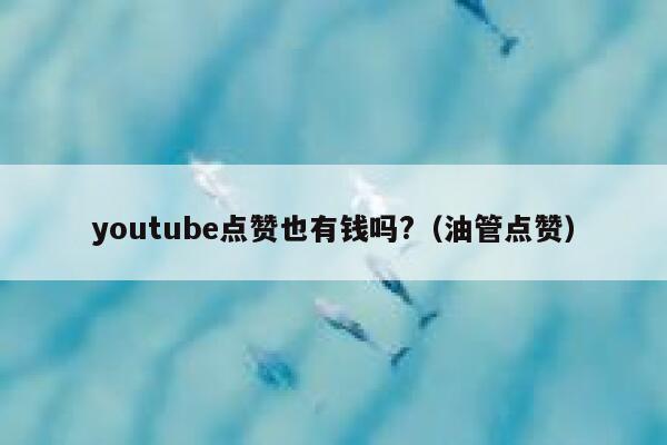 youtube点赞也有钱吗?(油管点赞) 第1张 youtube点赞也有钱吗?(油管点赞) 第1张