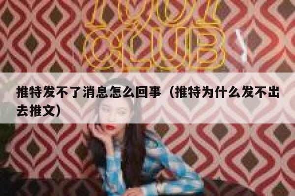 推特发不了消息怎么回事（推特为什么发不出去推文） 第1张