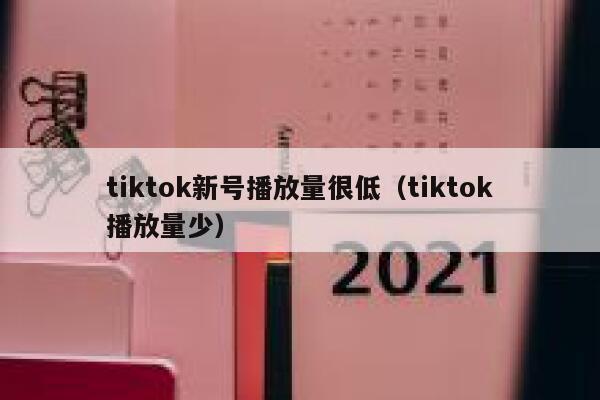 tiktok新号播放量很低（tiktok播放量少） 第1张