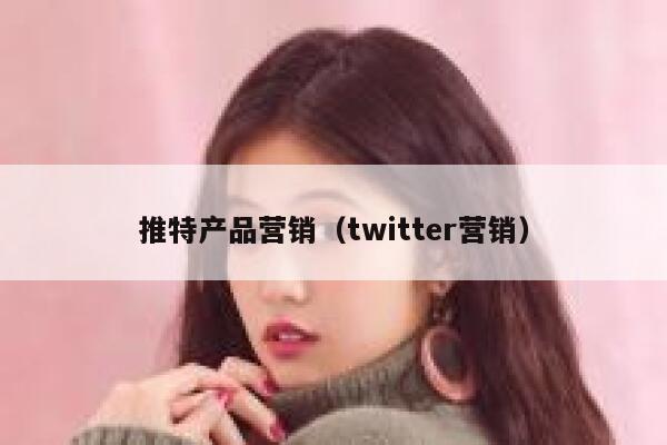 推特产品营销（twitter营销） 第1张