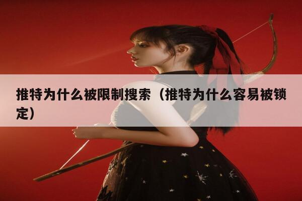 推特为什么被限制搜索（推特为什么容易被锁定） 第1张