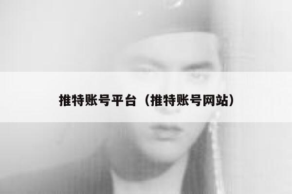 推特账号平台(推特账号网站) 第1张 推特账号平台(推特账号网站) 第1张