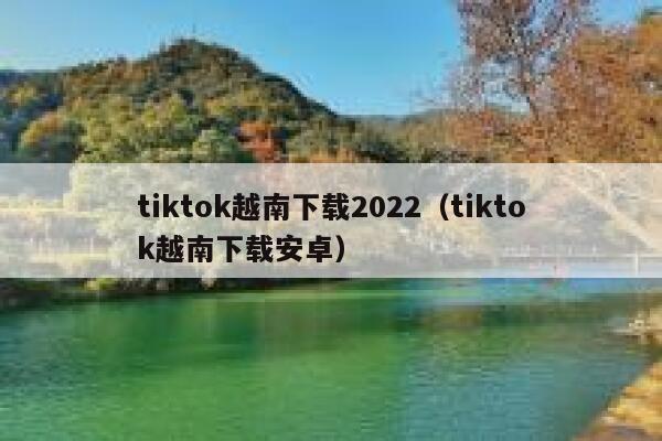 tiktok越南下载2022（tiktok越南下载安卓） 第1张