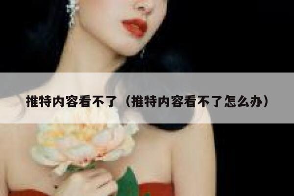 推特内容看不了（推特内容看不了怎么办） 第1张