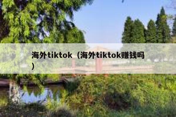 海外tiktok(海外tiktok赚钱吗) 第1张 海外tiktok(海外tiktok赚钱吗) 第1张
