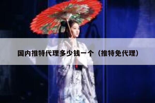 国内推特代理多少钱一个（推特免代理） 第1张