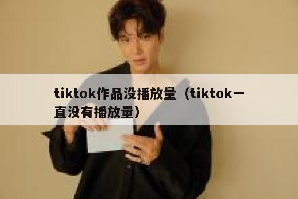 tiktok作品没播放量（tiktok一直没有播放量） 第1张