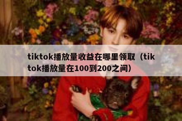 tiktok播放量收益在哪里领取（tiktok播放量在100到200之间） 第1张