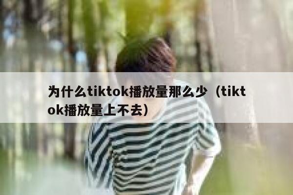 为什么tiktok播放量那么少（tiktok播放量上不去） 第1张