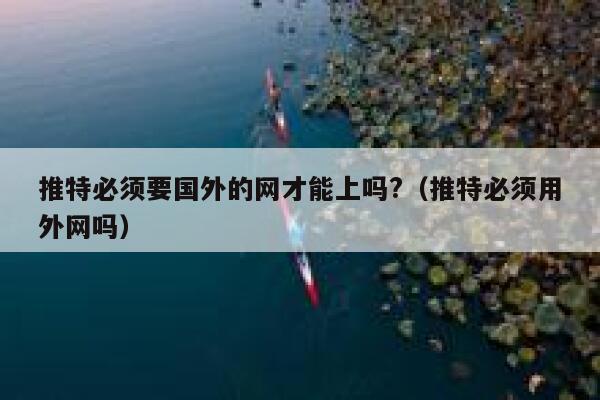 推特必须要国外的网才能上吗?(推特必须用外网吗) 第1张 推特必须要国外的网才能上吗?(推特必须用外网吗) 第1张