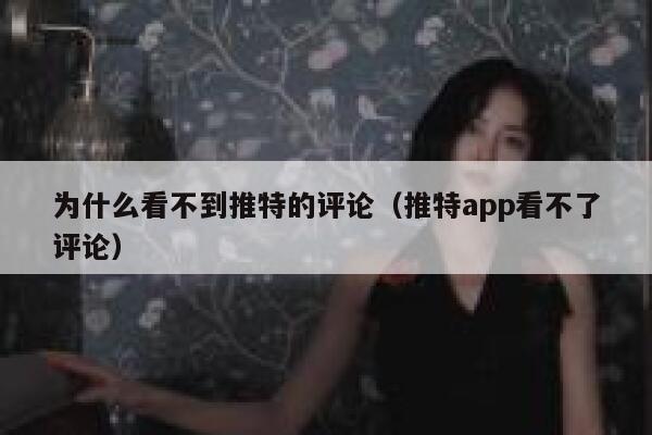 为什么看不到推特的评论(推特app看不了评论) 第1张 为什么看不到推特的评论(推特app看不了评论) 第1张