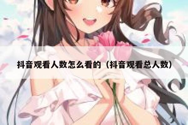 抖音观看人数怎么看的（抖音观看总人数） 第1张