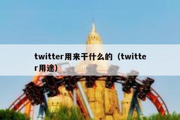 twitter用来干什么的（twitter用途） 第1张