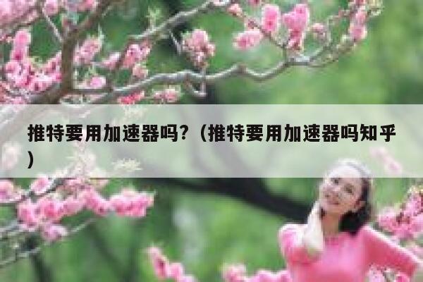推特要用加速器吗?（推特要用加速器吗知乎） 第1张