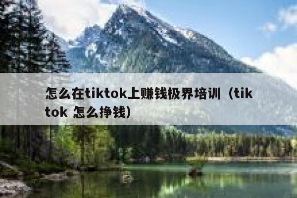 怎么在tiktok上赚钱极界培训(tiktok 怎么挣钱) 第1张 怎么在tiktok上赚钱极界培训(tiktok 怎么挣钱) 第1张