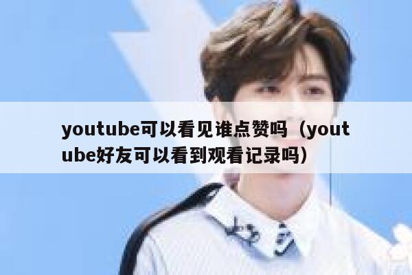 youtube可以看见谁点赞吗(youtube好友可以看到观看记录吗) 第1张 youtube可以看见谁点赞吗(youtube好友可以看到观看记录吗) 第1张