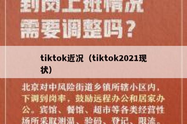 tiktok近况(tiktok2021现状) 第1张 tiktok近况(tiktok2021现状) 第1张