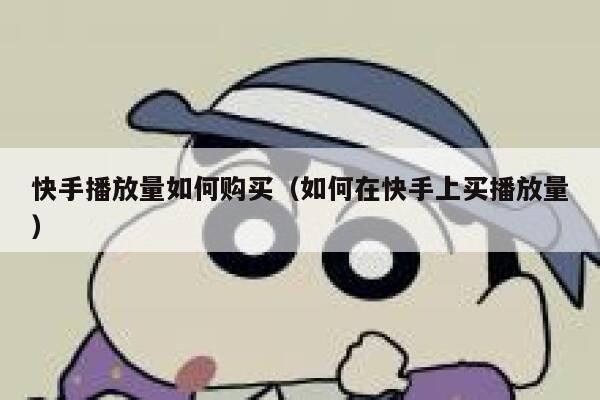 快手播放量如何购买(如何在快手上买播放量) 第1张 快手播放量如何购买(如何在快手上买播放量) 第1张