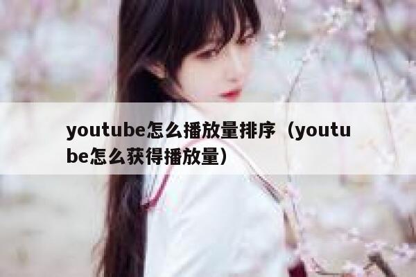 youtube怎么播放量排序（youtube怎么获得播放量） 第1张