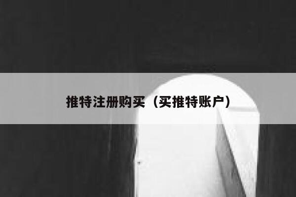 推特注册购买(买推特账户) 第1张 推特注册购买(买推特账户) 第1张