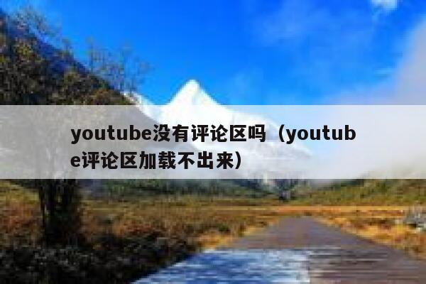 youtube没有评论区吗（youtube评论区加载不出来） 第1张