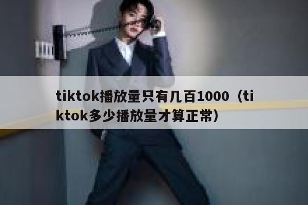tiktok播放量只有几百1000(tiktok多少播放量才算正常) 第1张 tiktok播放量只有几百1000(tiktok多少播放量才算正常) 第1张