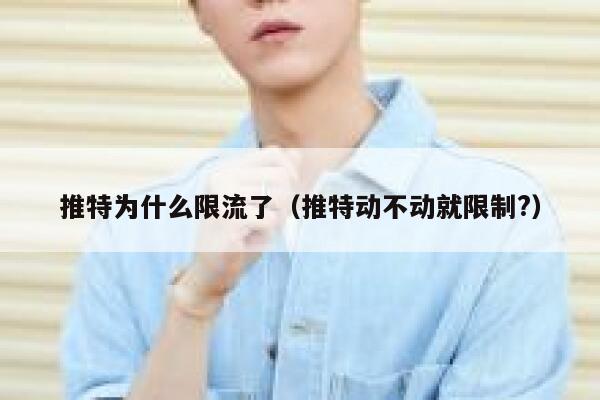 推特为什么限流了（推特动不动就限制?） 第1张