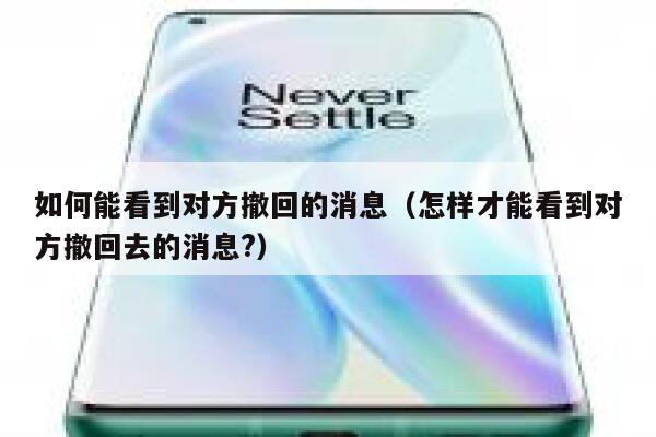 如何能看到对方撤回的消息(怎样才能看到对方撤回去的消息?) 第1张 如何能看到对方撤回的消息(怎样才能看到对方撤回去的消息?) 第1张
