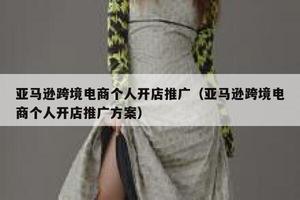 亚马逊跨境电商个人开店推广（亚马逊跨境电商个人开店推广方案） 第1张