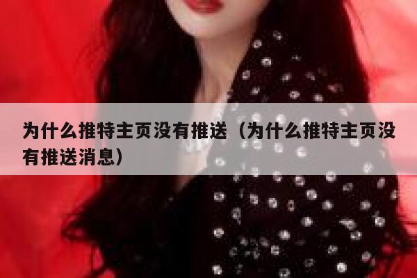 为什么推特主页没有推送（为什么推特主页没有推送消息） 第1张