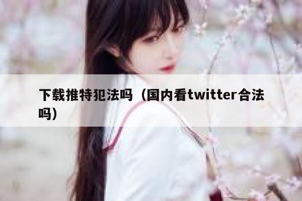下载推特犯法吗（国内看twitter合法吗） 第1张