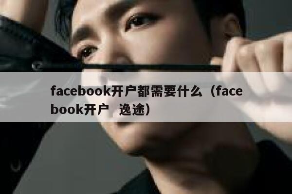 facebook开户都需要什么（facebook开户  逸途） 第1张