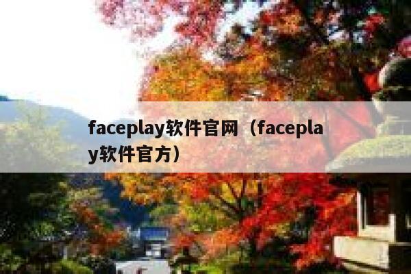 faceplay软件官网（faceplay软件官方） 第1张