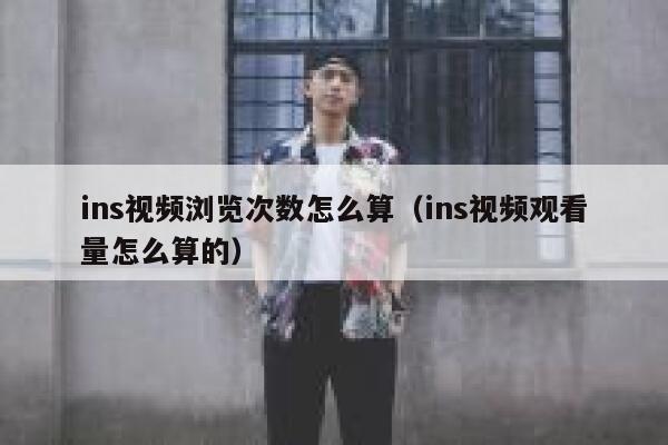 ins视频浏览次数怎么算（ins视频观看量怎么算的） 第1张