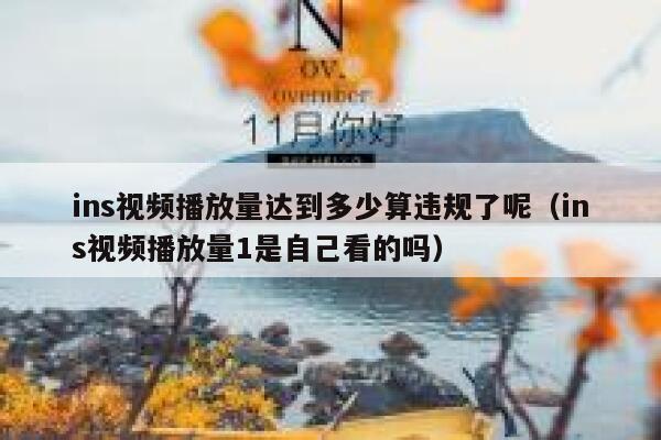 ins视频播放量达到多少算违规了呢（ins视频播放量1是自己看的吗） 第1张