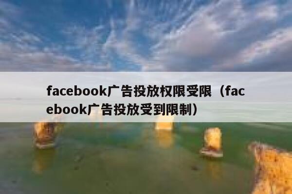 facebook广告投放权限受限（facebook广告投放受到限制） 第1张