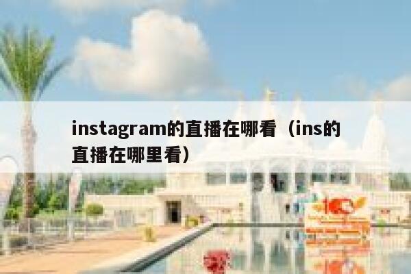instagram的直播在哪看（ins的直播在哪里看） 第1张
