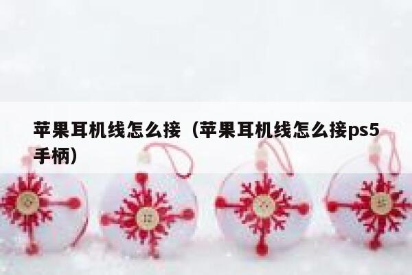 苹果耳机线怎么接(苹果耳机线怎么接ps5手柄) 第1张 苹果耳机线怎么接(苹果耳机线怎么接ps5手柄) 第1张