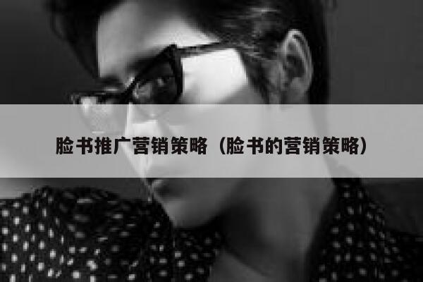 脸书推广营销策略（脸书的营销策略） 第1张