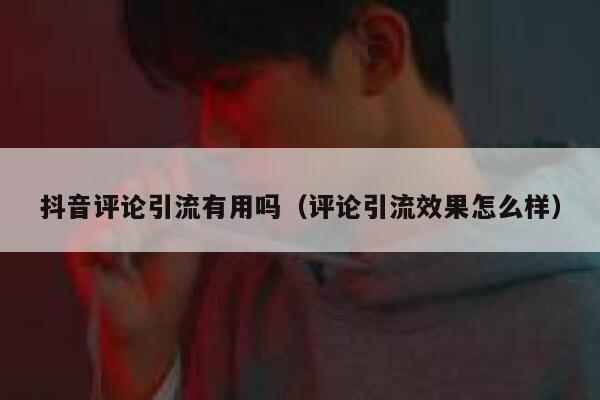 抖音评论引流有用吗（评论引流效果怎么样） 第1张