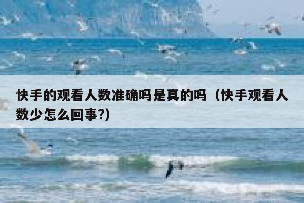 快手的观看人数准确吗是真的吗（快手观看人数少怎么回事?） 第1张