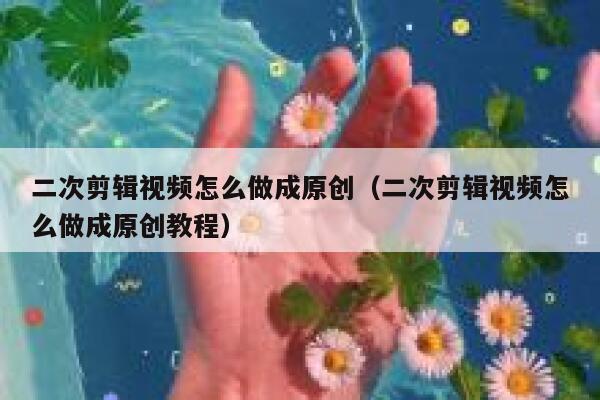 二次剪辑视频怎么做成原创(二次剪辑视频怎么做成原创教程) 第1张 二次剪辑视频怎么做成原创(二次剪辑视频怎么做成原创教程) 第1张