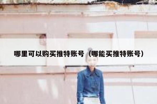 哪里可以购买推特账号(哪能买推特账号) 第1张 哪里可以购买推特账号(哪能买推特账号) 第1张