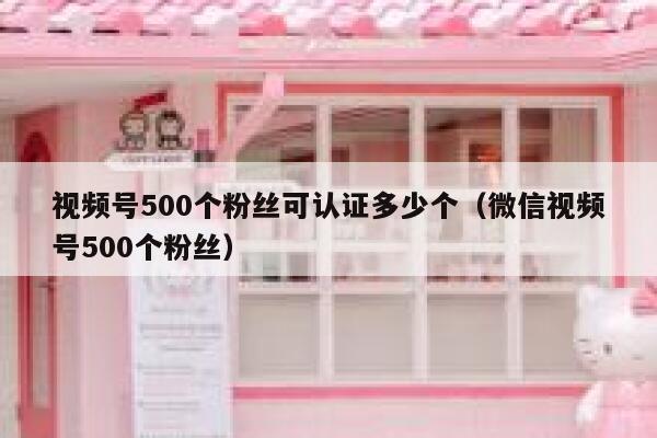 视频号500个粉丝可认证多少个(微信视频号500个粉丝) 第1张 视频号500个粉丝可认证多少个(微信视频号500个粉丝) 第1张