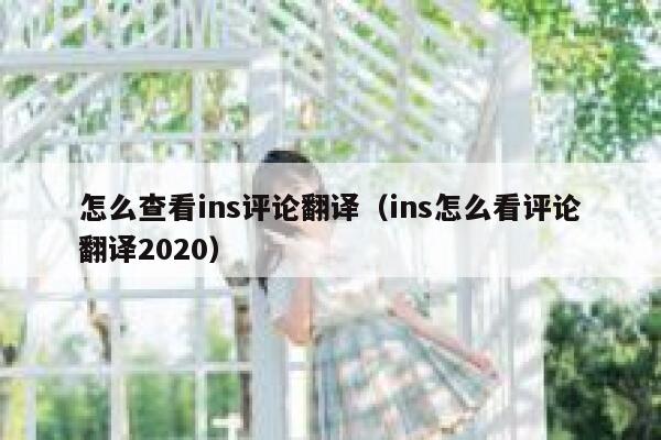 怎么查看ins评论翻译(ins怎么看评论翻译2020) 第1张 怎么查看ins评论翻译(ins怎么看评论翻译2020) 第1张